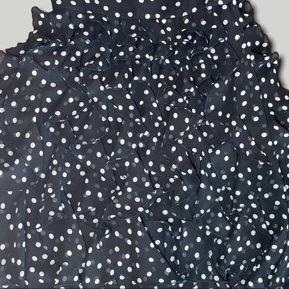 White House Black Market Strapless Polka Dot Dress - 2 - Picture 4 of 7